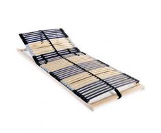 vidaXL Rete a Doghe 7 Zone con 42 Doghe 80x200 cm