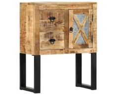 vidaXL Credenza 60x30x76 cm in Legno Massello di Mango