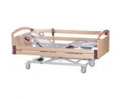 Letto da degenza in legno a 3 snodi elettrico elevabile in altezza - gerbera