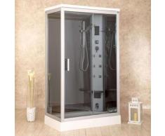 Box Doccia Idromassaggio 120x70 Cm Sauna Bagno Turco E Ozonoterapia Vorich Air Lato Destro