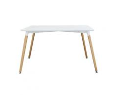 Tavolo Lione 120x80x75 h cm in Legno Bianco...