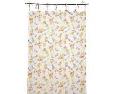 Tenda stampa fiori rosa cm 140x 260...