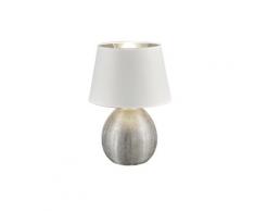 Lampada tavolo da Interno E27 in Ceramica Argento...