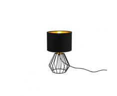 Lampada tavolo da Interno E14 in Metallo Nero...