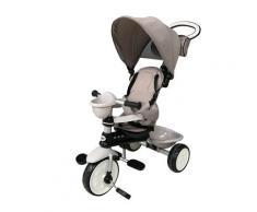 Passeggino Triciclo per Bambini Passeggino Comfort 4 in 1 Happy Kids Beige...