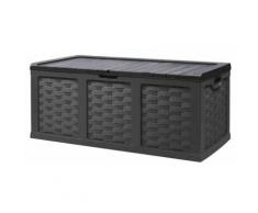 Cassapanca in Rattan Style XXL 157,5x75x63,5 h cm in Plastica Marrone...