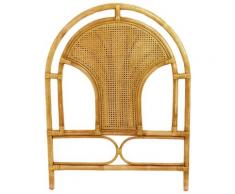 Testiera Letto Singolo in Rattan 88x116cm Adami Miele...