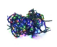 Minilucciole natalizie multicolor 240 led 8 giochi di luci 11,56 metri...
