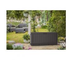 Baule Cassapanca da Esterno 128x59x53,6 cm in Resina Effetto Legno Keter Kentwood Marrone...
