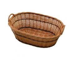 Cesta pane in vimini europeo ovale cm 70x45xh25...