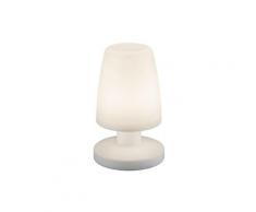 Lampada tavolo da Esterno a LED in Plastica Bianco...