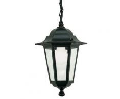Lampada Sospesa Colore Nero per Esterno Linea Mini Esagonale Sovil...