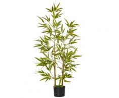Pianta Artificiale di Bambù H120 cm con Vaso Verde...