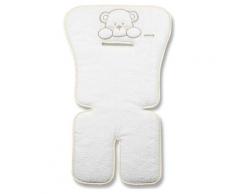 Copriseduta per Soggiolone Passeggino 73x34x1 cm in Spugna Double Bianco...