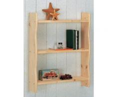 Piattaia in Legno Abete Grezzo 60x15x70cm Porta Piatti Fumer Trio...