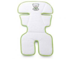 Copriseduta per Soggiolone Passeggino 73x34x1 cm in Bamboo Double Bianco...
