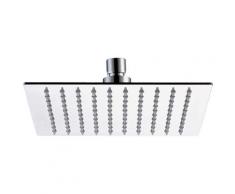 Soffione Doccia Quadrato in Acciaio Inox Mariani Cromato 20x20 cm...