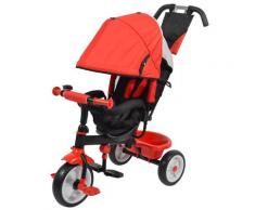 Passeggino Triciclo per Bambini Kids Joy Sprint Rosso...