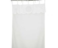 Tenda bianca con balza cm 140x260...