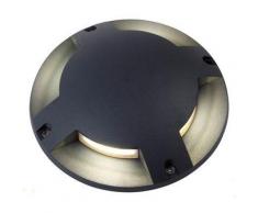 Lampada Segna Passo a Croce 4X1W a Led Colore Grigio Grafite per Esterno Linea Moon Sovil...
