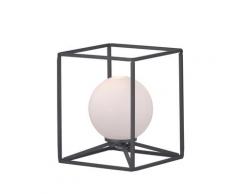 Lampada tavolo da Interno G9 in Metallo Nero Opaco...