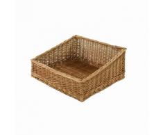 Cesta espositore in vimini media cm 45x45xh21/12...
