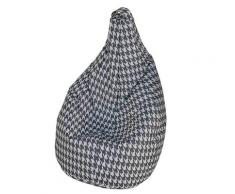 Poltrona Pouff in poliestere 80x120cm Poule Grande Avalli...