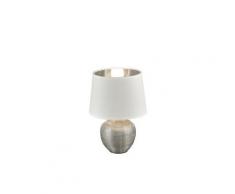 Lampada tavolo da Interno E14 in Ceramica Argento...