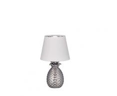 Lampada tavolo da Interno E14 in Ceramica Argento...