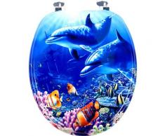 Copriwater Universale 5,5x45x38 cm in MDF Delfino...