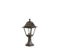 Lampada Paletto da Cancello Colore Nero per Esterno Linea Mini Quadrata Sovil...