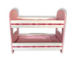 Letto a Castello per Bambole 43x20x36,5 cm in Legno...
