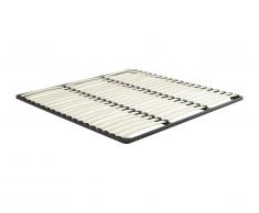 Rete a doghe 200 x 200 cm 3 x 19 doghe Senza piedi Nero - KALISTA di YSMÉE