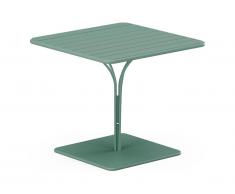 Tavolo da giardino L.80 cm in metallo - Verde mandorla - MIRMANDE di MYLIA