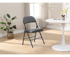 Sedia Tampa Vigor Pieghevole | Poltroncina In Polipropilene Bianca Per Interni Ed Esterni - Foto 9