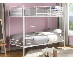 Letto a castello 2 x 90 x 190 cm Bianco + Materasso - DUOTIS II