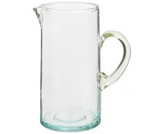 Caraffa con manico in vetro