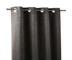 Tenda con occhielli grigio antracite, 140x300 cm