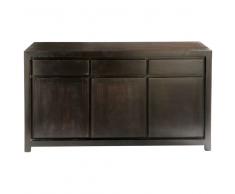 Credenza marrone in massello di mango Bengali
