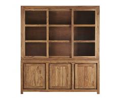 Credenza a 3 ante in legno massello di sheesham Stockholm
