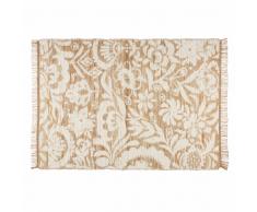 Tappeto bianco in iuta e cotone 140x200cm LUKILA