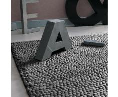 Tappeto grigio in lana 160 x 230 cm INDUSTRY