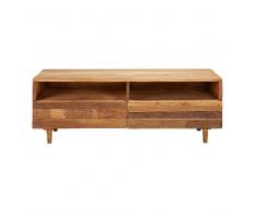 Mobile TV a 2 cassetti in legno riciclato Tennessee