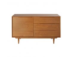Credenza scandinava in legno massello di quercia francese Portobello