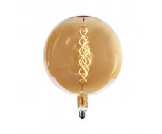 Lampadina LED a spirale in vetro