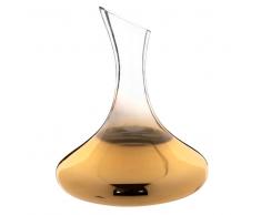 Caraffa decantatore in vetro sfumato dorato 1,8L