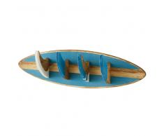 Attaccapanni a 4 ganci blu SURFING