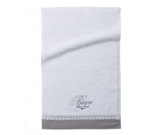Asciugamano da toilette bianco in cotone 30 x 50 cm BAIN