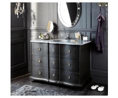 Mobile da bagno con lavandino nero Eugenie