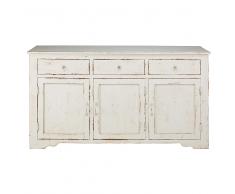 Credenza 3 porte in mango sbiancato Avignon